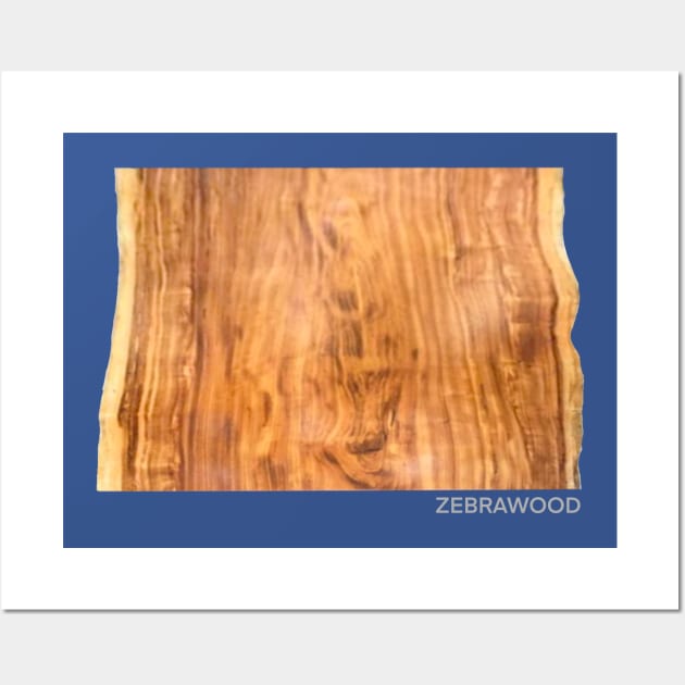 ZEBRAWOOD Tee Wall Art by HappyAxedents